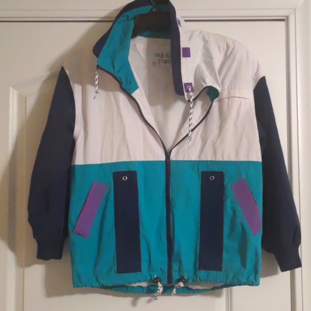 Vintage Windbreaker Style Jacket - Picture 1 of 7